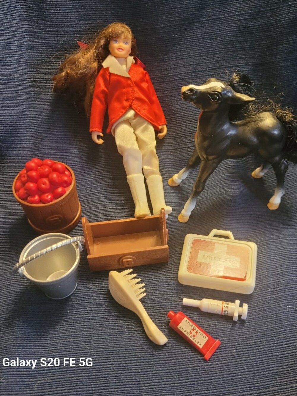 Breyer Doll, Horse and accessories